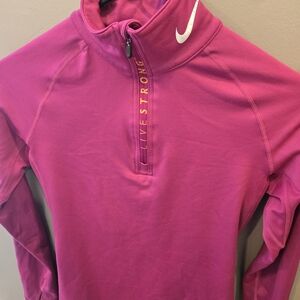Nike Pink Half-Zip Pullover Size XS